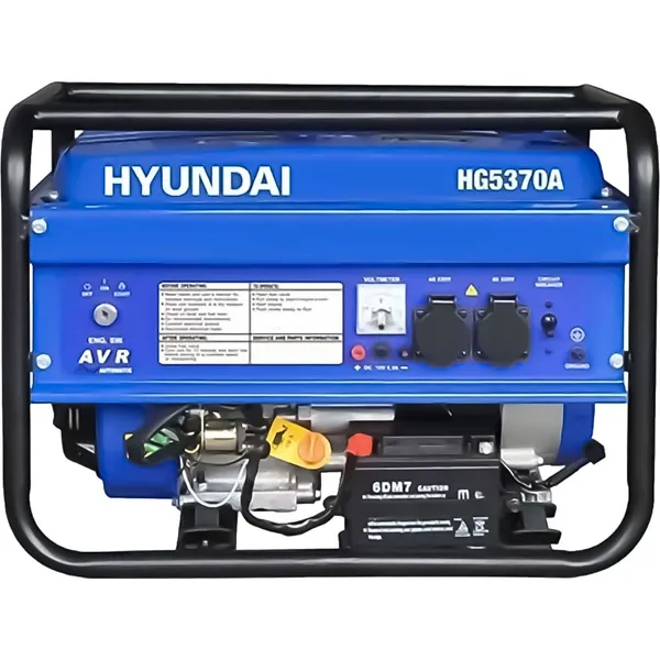 موتور برق بنزینی هیوندای مدل HG5370A با توان 3000 وات استارتی