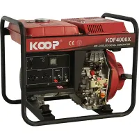 موتور برق دیزلی کوپ KDF-4000X با توان 2 کیلووات و سیستم استارت هندلی