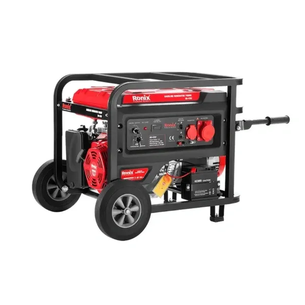 موتور برق بنزینی رونیکس مدل RH-4707 با استارت الکتریکی و مخزن سوخت 26 لیتری