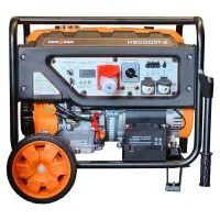 موتور برق 8.5 کیلووات 3 فاز هواسدان مدل H9000DT-G با سیستم AVR و سیم پیچ مسی