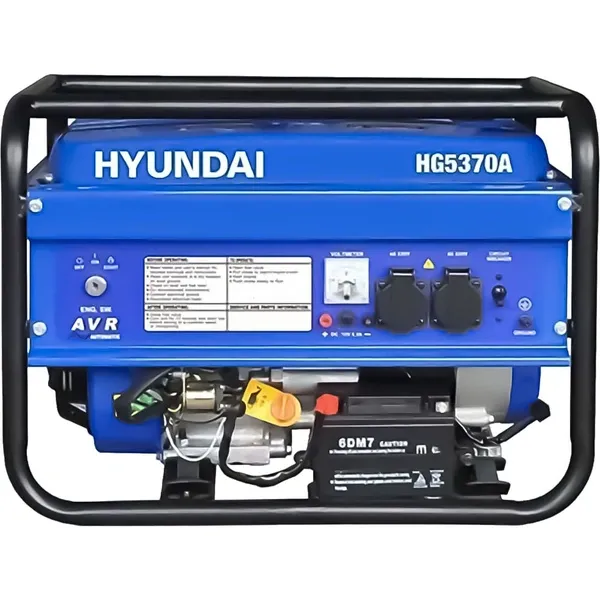 موتور برق بنزینی هیوندای مدل HG5370A با توان 3000 وات استارتی