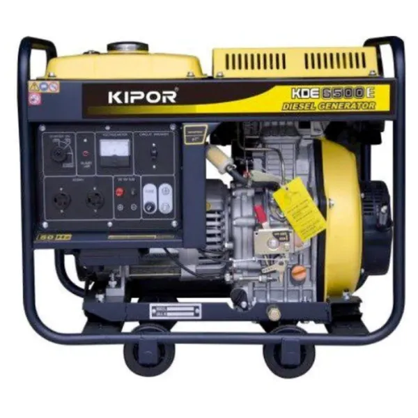 موتور برق گازوئیلی کیپور 4.5 کیلووات مدل KDE6500E با استارت الکتریکی و هندلی